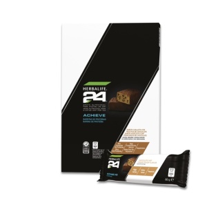 BARRITAS DE PROTEINAS ACHIEVE HERBALIFE 24 GALLETA Y TROCITOS