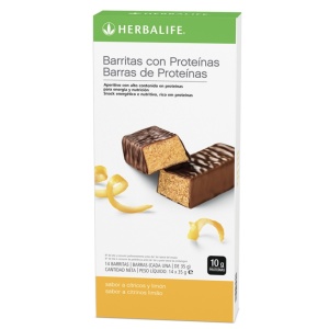BARRITAS PROTEINAS LIMON 14 x 35 gr.